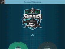 Tablet Screenshot of lakesuperiorsharks.com